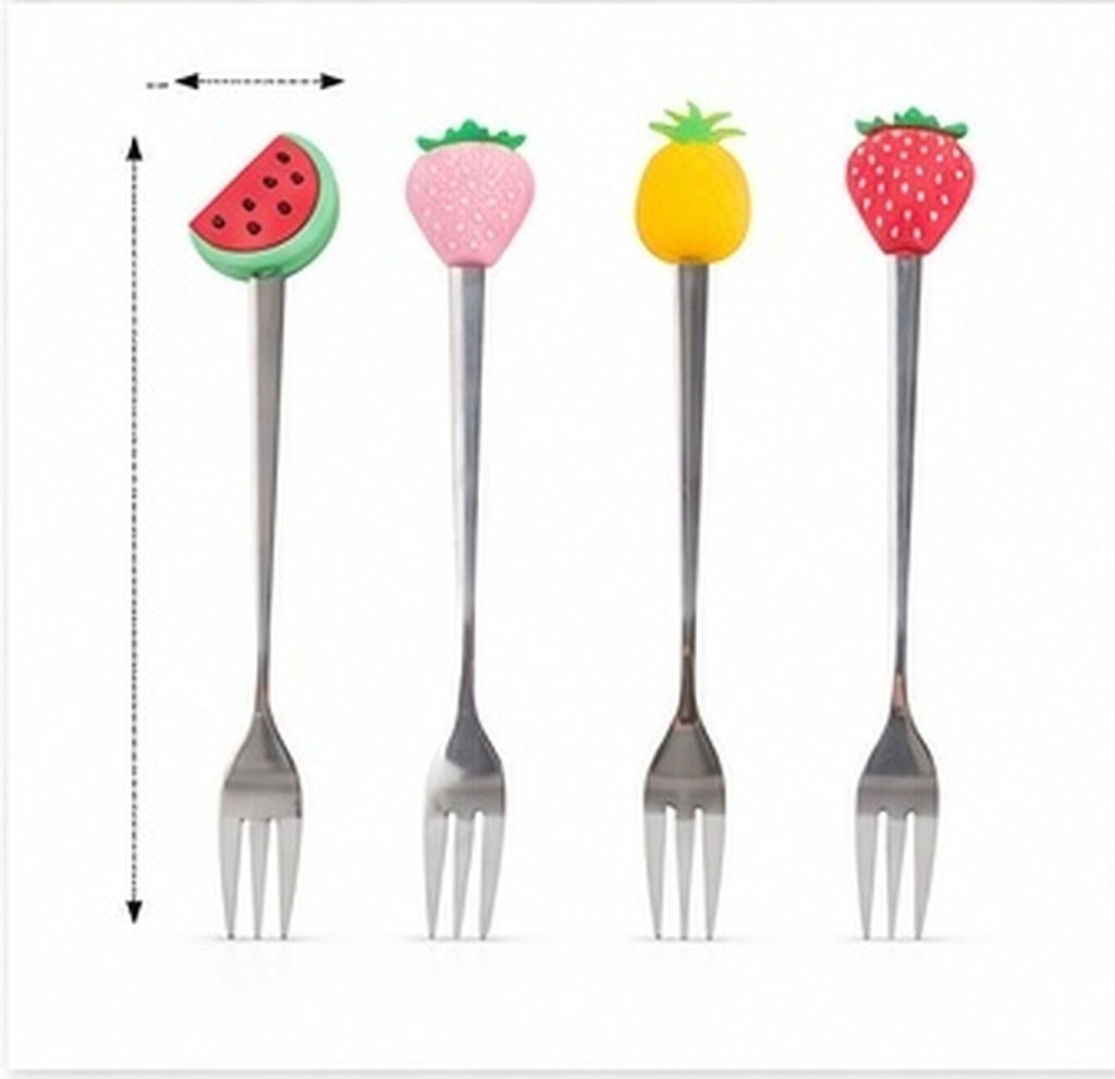 4 forchette da frutta in accia - Kitchen Gadgets Gold recensione e prezzo